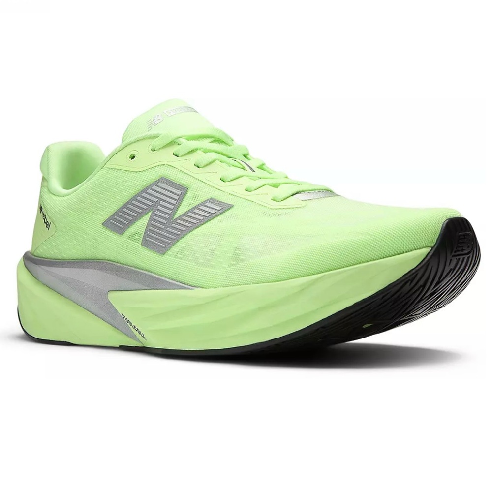 New Balance FuelCell Rebel v5 Lab Green/Silver Metallic/Wht Women’s size 8.5 NEW - Picture 3 of 8